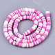 Handmade Polymer Clay Bead Strands US-CLAY-S094-4mm-A06-2