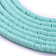 Eco-Friendly Handmade Polymer Clay Beads US-CLAY-R067-4.0mm-20-3