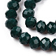 Opaque Solid Color Glass Beads Strands US-EGLA-A034-P6mm-D12-3