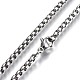 304 Stainless Steel Box Chain Necklaces US-NJEW-O110-05I-P-2