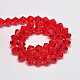 Imitate Austrian Crystal Bicone Glass Beads Strands US-GLAA-F029-3x3mm-14-2