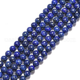 Natural Lapis Lazuli Beads Strands US-G-G423-6mm-AB