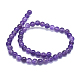Natural Amethyst Beads Strands US-G-L476-09-3