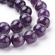 Natural Amethyst Beads Strands US-G-G099-12mm-1-3