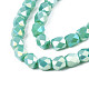Electroplate Glass Beads Strands US-EGLA-N002-13-A07-3