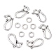 Tibetan Style Alloy Hook and Eye Clasps US-LF1277Y-NF-2