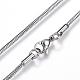 304 Stainless Steel Snake Chain Necklaces US-NJEW-D285-03P-2