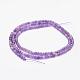 Natural Amethyst Beads Strands US-G-F460-50-2