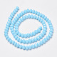 Opaque Solid Color Glass Beads Strands US-EGLA-A034-P2mm-D08-2
