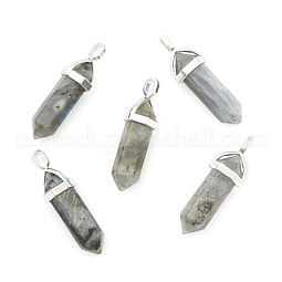 Natural Labradorite Double Terminated Pointed Pendants US-G-F295-05N