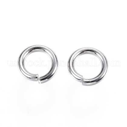 304 Stainless Steel Jump Rings US-A-STAS-D448-093P-8mm-1