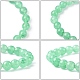 Dyed Natural Green Aventurine Beads Stretch Bracelets US-BJEW-Q305-5