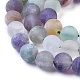 Natural Fluorite Beads Strands US-G-K292-01-3
