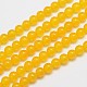 Natural & Dyed Malaysia Jade Bead Strands US-G-A146-6mm-A03-1