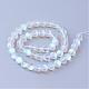 Synthetic Moonstone Beads Strands US-G-R375-6mm-A13-2