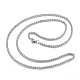 304 Stainless Steel Necklaces US-NJEW-E080-08P-1