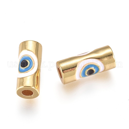 Brass Enamel Beads&nbsp;US-KK-L189-20G-2