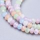 Opaque Glass Beads Strands US-GLAA-L030-A02-2