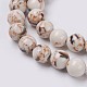 Sea Shell and Synthetic Turquoise Assembled Beads Strands US-G-G758-08-8mm-3
