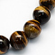 Natural Tiger Eye Round Beads Strands US-G-S177-10mm-1