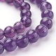 Natural Amethyst Beads Strands US-G-G099-6mm-1-3