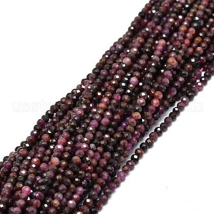 Natural Ruby Beads Strands US-G-E576-63B-1
