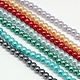 Eco-Friendly Dyed Glass Pearl Round Bead Strands US-HY-A002-4mm-M-2