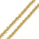 Trendy Unisex 304 Stainless Steel Cable Chain Necklaces US-NJEW-L043-16G-2