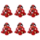 6Pcs Handmade Bumpy Glass Beads Strands&nbsp;US-LAMP-FS0001-16C-1