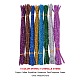480 PACK 24 Colors Pipe Cleaners Chenille Stem Christmas Tinsel Decoration DIY Chenille Stem Metallic Tinsel Garland Craft Wire US-AJEW-BC0001-01-4
