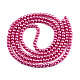 Baking Painted Pearlized Glass Pearl Round Bead Strands US-HY-Q003-6mm-10-3
