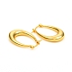 Brass Hoop Earrings US-EJEW-F250-02-G-2