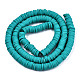 Handmade Polymer Clay Beads Strands US-CLAY-R089-6mm-116-2