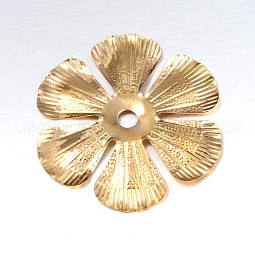 6-Petal Flower Iron Bead Caps US-IFIN-N3296-03