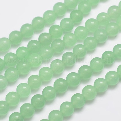 Natural & Dyed Malaysia Jade Bead Strands US-G-A146-8mm-A26-1