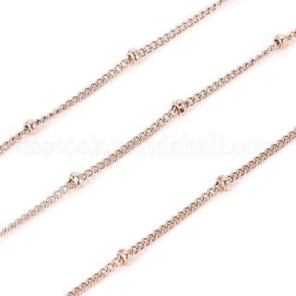 Ion Plating(IP) 304 Stainless Steel Curb Chains&nbsp;US-CHS-I003-A01-A-RG-1