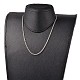 304 Stainless Steel Cable Chain Necklaces US-NJEW-JN01527-02-4