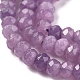 Dyed Natural Malaysia Jade Rondelle Beads Strands US-G-E316-2x4mm-39-4