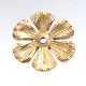 6-Petal Flower Iron Bead Caps US-IFIN-N3296-03-1