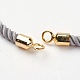 Nylon Twisted Cord Bracelet Making US-MAK-K007-G-3
