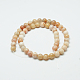 Natural Yellow Sunstone Round Bead Strands US-G-O039-18-8mm-3