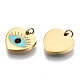 316 Surgical Stainless Steel Enamel Charms US-STAS-S116-379B-G-2