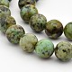 Round Natural African Turquoise(Jasper) Bead Strands US-G-D626-6mm-1