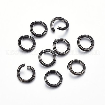 304 Stainless Steel Open Jump Rings US-STAS-H467-03B-7MM-1