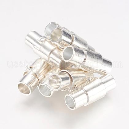 Brass Locking Tube Magnetic Clasps US-MC078-S-1