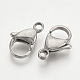 304 Stainless Steel Lobster Claw Clasps US-X-STAS-T029-12-2