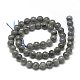 Natural Labradorite Beads Strands US-G-R446-8mm-14-2