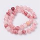 Natural Colorful Green Jade Beads Strands US-G-G757-02-8mm-2