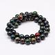 Natural Indian Bloodstone Beads Strands US-G-P257-07-6mm-2