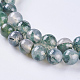 Natural Moss Agate Beads Strands US-G-L470-31-6mm-1